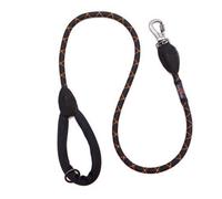 Long Paws Lp Comfort Collection Rope Lead 120Cm/48In Black/orange