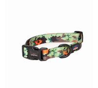 Long Paws Lp Earth Friendly Trig Point Collar-Citrus Army Camo Large