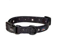 Long Paws Padded Dog Collar. Comfortable Dog Collar With Adjustable Safety Buckle For Dogs In Multiple Colours Designs (L - Large, Night Sky)