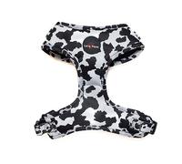 Long Paws Padded Dog Harness (Cow_Print, XSmall)