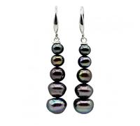 long pearl earrings, natural freshwater pearls, pendant earrings, women's jewelry, wedding commemorative gifts 1