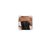 Long Pearl Necklace with Chain and Gold Beaded Layered Necklaces for Women Pearl Statement Jewelry Prom Dress Wedding Jewelry for Bride Bridemaids Guest Accessories Gifts, Metal, No Gemstone