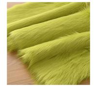 Long Pile Faux Fur Fabric, Fluffy Decorative Fake Fur Material, 5cm Soft Plush Faux Imitation Fur Material For Fancy Dressed, Costume, Cosplay, Gnome Beards, Art Crafts, Fursuit, 50x50cm(Color:Light G
