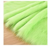 Long Pile Faux Fur Fabric, Fluffy Decorative Fake Fur Material, 5cm Soft Plush Faux Imitation Fur Material For Fancy Dressed, Costume, Cosplay, Gnome Beards, Art Crafts, Fursuit, 50x50cm(Color:Light g