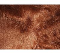 LONG Pile Fun Faux Fur Fabric Material DARK BROWN MALT, 1Mtr 150cmx100cm