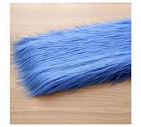 Long Pile Fur Cute Thickened Faux Fox Fur Fabric, 9cm Soft Fluffy Deluxe Plush Faux Fur Luxury Shag Craft Fabric, for Gnome, Beards, DIY, Sewing, Costumes, Cosplay, Festive Decor, 50x170cm (Color : B