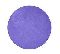 Long Pile Round modern rugs Slate Blue Solid Color Pure Plain Purple