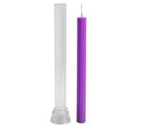 Long Pillar Candle-Mold - Wax Casting Rod Mould, DIY Candle-Making Accessory | Aromatherapy Candle-Crafting, Home Décor and Gift Projects, Handmade Wax Candles, Relaxation and Fragrance Use