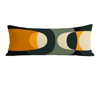 Long Pillow Case Simple Bolster Pillow Cases 90x30 cm, Abstract Body Pillowcase with Invisible Zipper, Soft Velvet Double-Sided Print Cushion Cover for Bedroom Sofa Bed Home Decor All Seasons E0-664