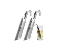 Long Pipe Tea Infuser, Set of 2, Silver