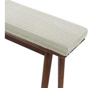 Long Plush Lounge Chair Cushions 140x45x3cm Soft Faux Sheepskin NonSlip Seat Cushion Silky Indoor Outdoor Chair Pad for Comfort and Sty