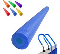 Long Pool Noodle Foam, 120cm Hollow Foam Pool Swimming Noodles, Floating Foams Tube Aid Woggle Logs Pools Noodles with Hole, Colorful Water Exercise Pools Swimming Aid Noodle for Kids & Adults (Blue)