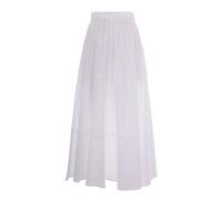 Long Poplin Skirt S
