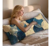 Long Pregnancy Pillow 20x36in Maternity Support and Side Sleeper Pillowcase Geometry Cushion Covers 3FT Full Body Pillow Circle Large Cushion Covers,Long Pillows for Sleeping Bedroom Bed Sofa LYD-954
