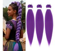 Long Puffed Braid Hair Extension for Anime Conventions Themed Parties Easy Install Glossy Finish Easy to Braid Time Saving Hair Extension