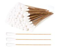 Long q Tips for Cleaning 10 Inch, 100pcs Cotton Swabs, long 10" Cotton Tipped Applicators with Large 1/2" Diameter Swab - Non-sterile