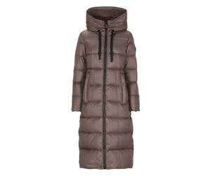 Long Quilted Down Jacket - female - Peuterey - Down Coats - Brown - S - Coats S