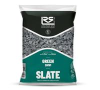 Long Rake Spar Green Slate 20mm Poly Bag
