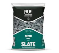 Long Rake Spar Green Slate 40mm Poly Bag