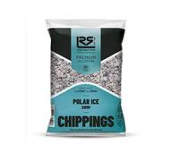 Long Rake Spar Polar Ice 20mm 20Kgs Decorative Aggregate Gravel