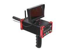 Long Range Gold Detector with LCD Display, Adjustable Dual Rod, 20m Depth, 1000m Range, 360° Metal Identification for Beach Prospecting