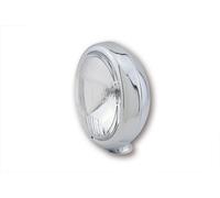 Long-range headlight SHIN YO 4 1/2 inches, flat housing, chrome