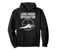 Long Range Operator | Sniper Scope Rifle Pullover Hoodie