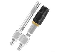 Long Range Pressure Washer Nozzle Tip High Reach Extension for Rooftops Siding Concrete Surfaces Stainless Steel Leak Resistant(double)