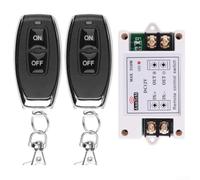 Long Range RF Remote Control Switch 50M Signal | 40A high current relay, penetrates walls floors, controls pumps motors lights, 12V DC input, stable signal
