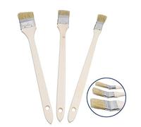 Long Reach Angled Radiator Paint Brush 3pc Set 25mm - 50mm Width 400mm