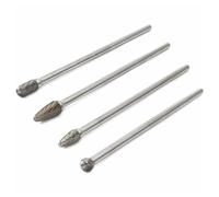 Long Reach Rotary Burr 6 Inch Double Cut Carbide for CNC Milling Cutter Bit 6mm Shank for Metal Engraving Woodworking and Grinding, Compatible with for Dremel (C)
