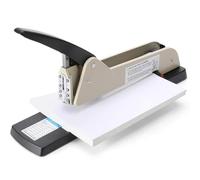 Long Reach Stapler, Heavy Duty Design, 9.84” Adjustable Stapling Depth, 210 Sheets Capacity, Flexible Paper Guide for Booklets and Pamphlets
