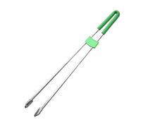 Long Reach Trash Grabber Tool, 32 Inch Garbage Picker Upper with Ergonomic Handle for Outdoor Lawn Litter Pickup- Stainless Steel Rod