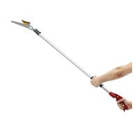 Long Reach Tree Pruner, Telescopic Pole Pruning Shears 1.35-2.25m Button Extendable, Max 10mm Cutting Diameter, Fruit Picker Cutter for High Branch Trimming
