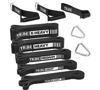 Long Resistance Bands for Working Out - Pull Up Assistance Bands Resistance Bands with Handles, Door Anchor - Stretch Bands for Exercise Bands Resistance Bands Set