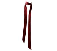 Long Ribbon Silk Scarf Elegant Hand Tied Neck Hair Women Dinner Party Hairband Hair Decors Handtie Headband