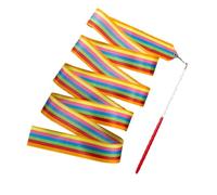 Long Ribbon Streamers Rhythmic Gymnastics For Artistic Dancing Gymnastic Sparkling Ribbon Dance Ribbon Twirling Batons Colorful Gymnastic Ribbons