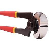 long river Hoof Nipper 8" - Horse Farrier Tool for Goats Sheep Pigs,Farrier Nippers with Plastic Grip. (8")
