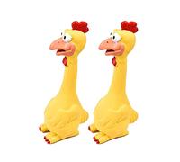 LONG RIVER Horse Toys, Rubber Chicken Squeaky Toys Play Reduce Separation Anxiety Fetch,Horse Play Ball Soccer Ball.for Medium or Large Pet Breeds Dog