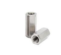 Long Rod Nut Hex Coupling, Hex Coupling Nuts A2-70 304 Stainless Steel M6 M8 M10 M12 2 Or 5 PCS(M12x19x20 2pcs)