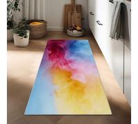Long Runner Rug 60 x 180 cm for Kitchen, Dreamy Style Non Slip Hall Runner Carpets - Narrow Rugs Washable Abstract Art Colorful Smoke Carpet for Hallway Stair Entryway Kitchen