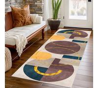 Long Runner Rug 60 x 300 cm NonSlip Kitchen Rug Washable Modern Hallway Carpet Soft Area Rug for Entryway Bedroom Living Room Durable Hall Runner Mat