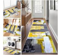 Long Runner Rug for Hallway 40 x 450 cm Washable Carpet Runner Rug for Kitchen, Heavy Duty Hall Runner Door Mat Indoor, Non Slip Stair Area Rug for Entrance, Front Door Hall Hallways Living Room
