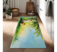 Long Runner Rugs for Hallway 60 x 180 cm, Forest Tree Animal Squirrel Non Slip Hall Runner Carpets, Narrow Rugs Washable Cartoon Style Carpet for Hallway Stair Entryway Kitchen