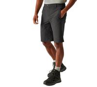 Regatta Mens Highton Long Shorts, Water Repellent & Multi Pocketed Outdoor Active Walking Shorts - Perfect for Hiking & Camping Grey