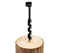 Long Scotch Eye Hand Wood Auger Drill Bit,1 Inch Hand Auger Wrench Manual Hole Maker for Bushcraft Settlers Gear Backpack & Camping Survival Tool (3/4" x 10")