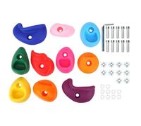 Long Service Life Multi-Colored Climbing Holds Large Rock Wall Grips Climbing Holds Teaching For Training Outdoor(Color-M)