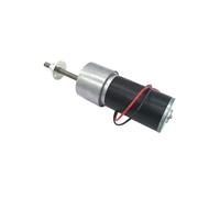 Long Shaft Electirc electronic starter 12V DC electronic starter 24V Threaded Shaft For DIY parts JGB37-3157 with Flange AUOQKQUT(12v140rpm,Package A)