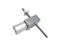 Long Shaft Electirc electronic starter 12V DC electronic starter 6V Threaded Shaft Double Shaft For DIY parts JGB37-370S with Flange MQXFCZUX(12v42rpm)