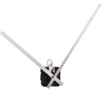 Long Shaft High Torque Clock Movement Mechanism with Long Straight Hands 280 mm/ 10.2 Inches (Silver)